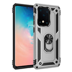 Custodia antiurto TPU PC con supporto per Galaxy A71