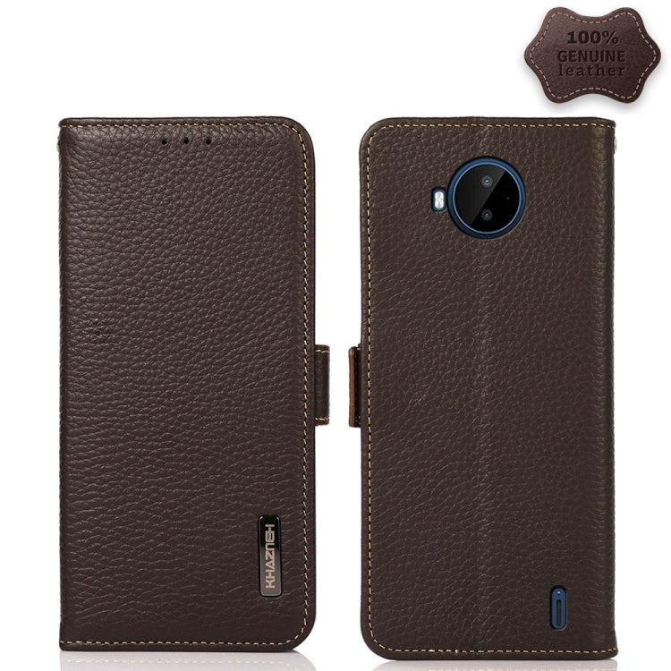 KHAZNEH Custodia per telefono RFID in vera pelle Litchi magnetica laterale, For Nokia C20 Plus, For OPPO Realme 9i, For OPPO Reno7 5G / Find X5 Lite, For Xiaomi Redmi Note 11 Pro 5G / 4G Foreign Version, For Xiaomi Redmi Note 11 Pro 5G / 4G            ...