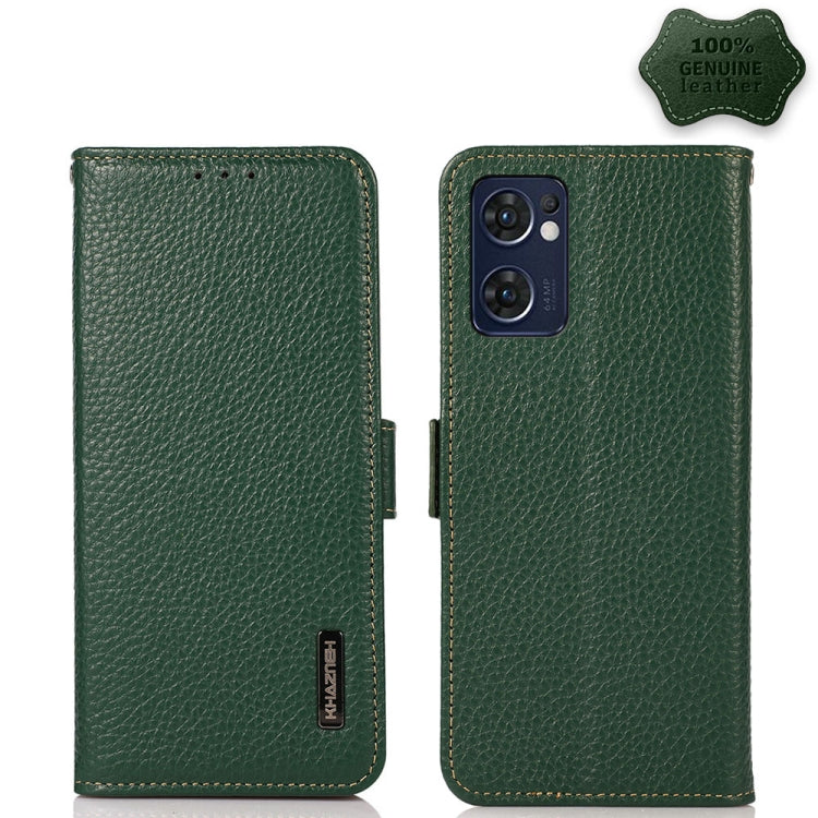 KHAZNEH Custodia per telefono RFID in vera pelle Litchi magnetica laterale, For Nokia C20 Plus, For OPPO Realme 9i, For OPPO Reno7 5G / Find X5 Lite, For Xiaomi Redmi Note 11 Pro 5G / 4G Foreign Version, For Xiaomi Redmi Note 11 Pro 5G / 4G            ...