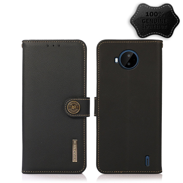 Custodia per telefono RFID KHAZNEH Custer in vera pelle, For Nokia C20 Plus, For OPPO Realme 9i, For OPPO Reno7 5G / Find X5 Lite, For Xiaomi Redmi Note 11 Pro 5G / 4G
