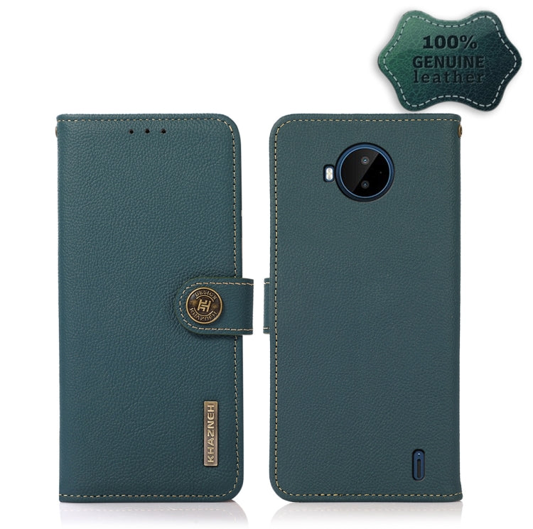 Custodia per telefono RFID KHAZNEH Custer in vera pelle, For Nokia C20 Plus, For OPPO Realme 9i, For OPPO Reno7 5G / Find X5 Lite, For Xiaomi Redmi Note 11 Pro 5G / 4G
