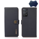 Custodia per telefono RFID KHAZNEH Custer in vera pelle, For Nokia C20 Plus, For OPPO Realme 9i, For OPPO Reno7 5G / Find X5 Lite, For Xiaomi Redmi Note 11 Pro 5G / 4G
