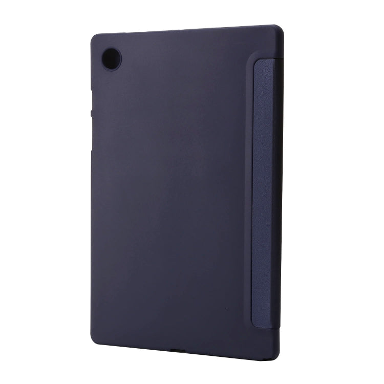 Custodia in pelle Flip orizzontale tripla in TPU, For Samsung Galaxy Tab A8 10.5 2021