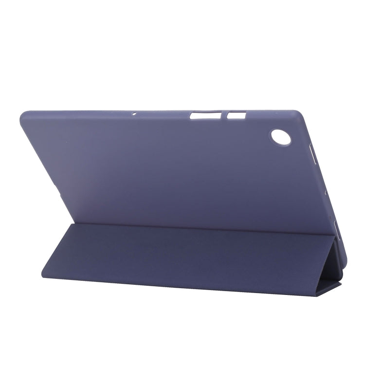 Custodia in pelle Flip orizzontale tripla in TPU, For Samsung Galaxy Tab A8 10.5 2021