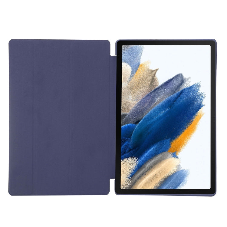 Custodia in pelle Flip orizzontale tripla in TPU, For Samsung Galaxy Tab A8 10.5 2021
