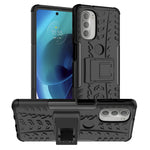 Gomma Texture TPU + Custodia per telefono PC con supporto, For Motorola Moto G51 5G, For Motorola Moto G71 5G, For Motorola Moto G31 / G41
