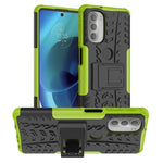 Gomma Texture TPU + Custodia per telefono PC con supporto, For Motorola Moto G51 5G, For Motorola Moto G71 5G, For Motorola Moto G31 / G41