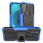Gomma Texture TPU + Custodia per telefono PC con supporto, For Motorola Moto G51 5G, For Motorola Moto G71 5G, For Motorola Moto G31 / G41