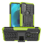 Gomma Texture TPU + Custodia per telefono PC con supporto, For Motorola Moto G51 5G, For Motorola Moto G71 5G, For Motorola Moto G31 / G41