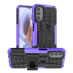 Gomma Texture TPU + Custodia per telefono PC con supporto, For Motorola Moto G51 5G, For Motorola Moto G71 5G, For Motorola Moto G31 / G41