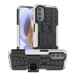 Gomma Texture TPU + Custodia per telefono PC con supporto, For Motorola Moto G51 5G, For Motorola Moto G71 5G, For Motorola Moto G31 / G41