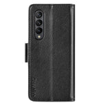 Custodia per telefono in pelle con slot per penna multifunzione, For Samsung Galaxy Z Fold3 5G