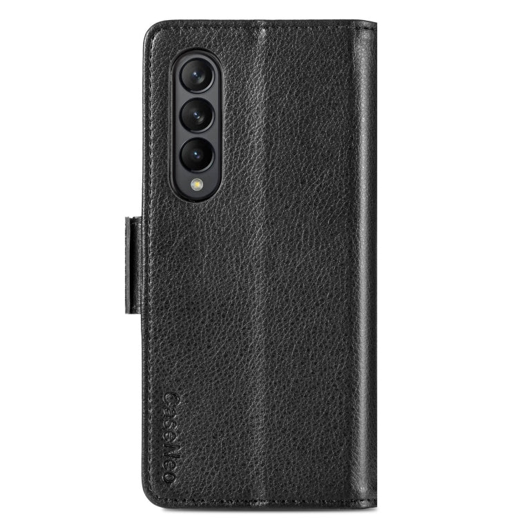 Custodia per telefono in pelle con slot per penna multifunzione, For Samsung Galaxy Z Fold3 5G