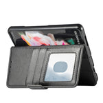 Custodia per telefono in pelle con slot per penna multifunzione, For Samsung Galaxy Z Fold3 5G