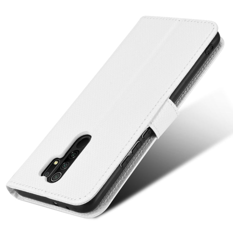 Custodia per telefono in pelle con trama a diamante, For Xiaomi Redmi 9, For Xiaomi Redmi Note 11 4G Global / Note 11S, For Xiaomi Redmi Note 11 Pro 5G / 4G Global, For Xiaomi Mi 11 Ultra