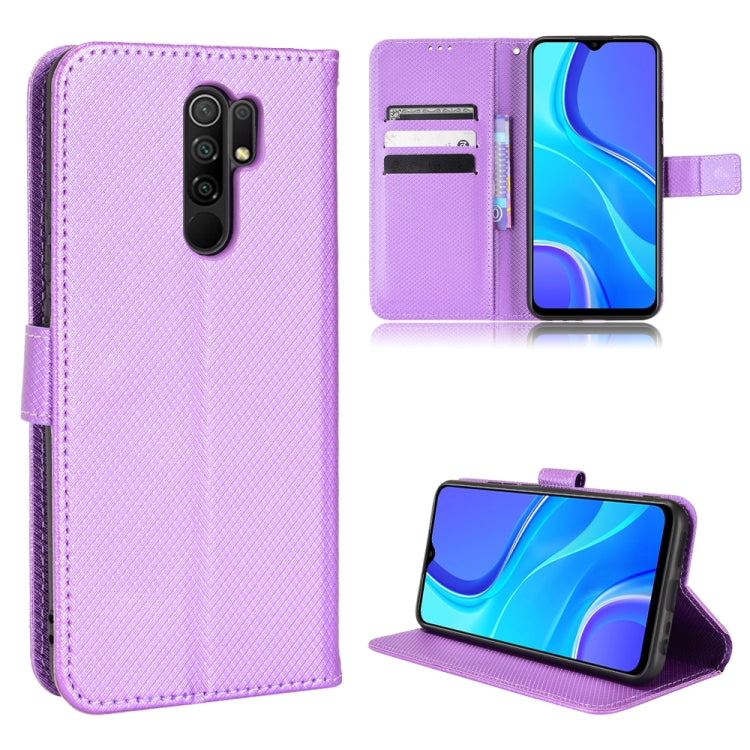 Custodia per telefono in pelle con trama a diamante, For Xiaomi Redmi 9, For Xiaomi Redmi Note 11 4G Global / Note 11S, For Xiaomi Redmi Note 11 Pro 5G / 4G Global, For Xiaomi Mi 11 Ultra