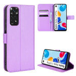 Custodia per telefono in pelle con trama a diamante, For Xiaomi Redmi 9, For Xiaomi Redmi Note 11 4G Global / Note 11S, For Xiaomi Redmi Note 11 Pro 5G / 4G Global, For Xiaomi Mi 11 Ultra