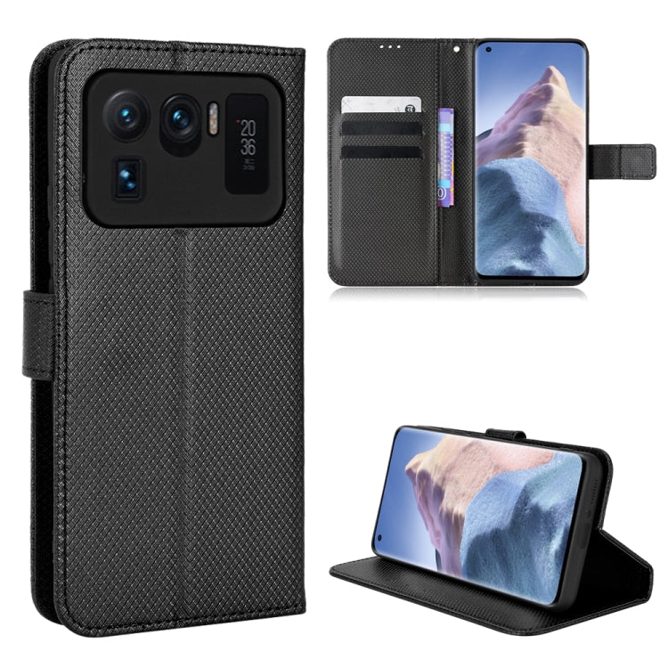 Custodia per telefono in pelle con trama a diamante, For Xiaomi Redmi 9, For Xiaomi Redmi Note 11 4G Global / Note 11S, For Xiaomi Redmi Note 11 Pro 5G / 4G Global, For Xiaomi Mi 11 Ultra