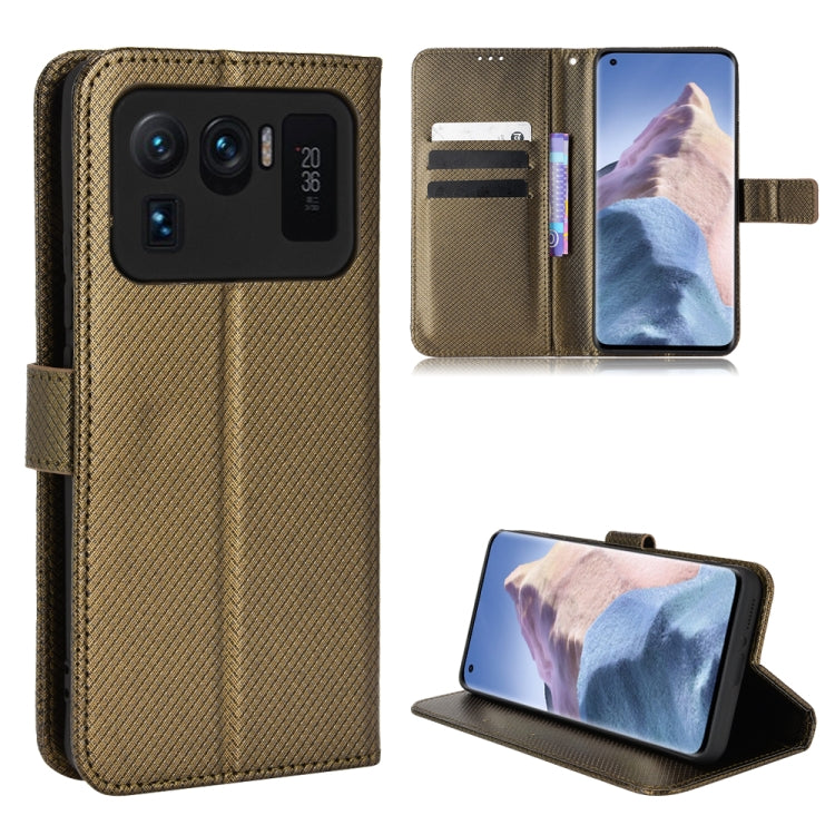 Custodia per telefono in pelle con trama a diamante, For Xiaomi Redmi 9, For Xiaomi Redmi Note 11 4G Global / Note 11S, For Xiaomi Redmi Note 11 Pro 5G / 4G Global, For Xiaomi Mi 11 Ultra