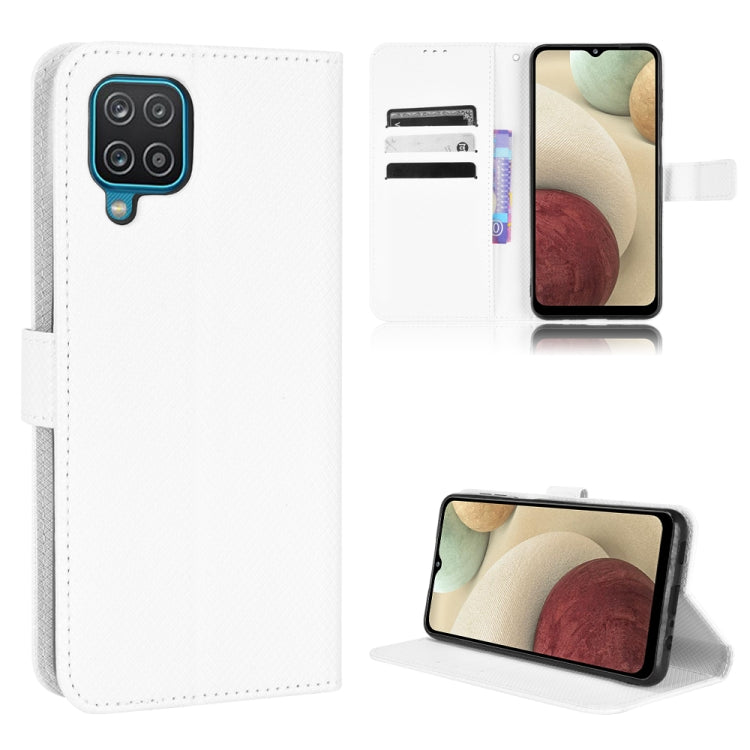 Custodia per telefono in pelle con trama a diamante, For Xiaomi Mi CC9 Pro / Note 10 / Note 10 Pro, For Samsung Galaxy S22 5G, For Samsung Galaxy A12 / M12 5G, For Samsung Galaxy Xcover 5