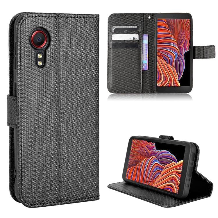 Custodia per telefono in pelle con trama a diamante, For Xiaomi Mi CC9 Pro / Note 10 / Note 10 Pro, For Samsung Galaxy S22 5G, For Samsung Galaxy A12 / M12 5G, For Samsung Galaxy Xcover 5