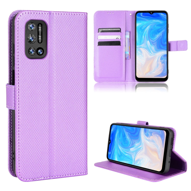 Custodia per telefono in pelle con trama a diamante, For DOOGEE N40 Pro, For Huawei Nova 8i / Honor 50 Lite, For Blackview A55, For Blackview A70 2021