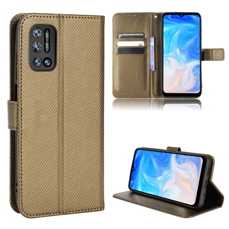 Custodia per telefono in pelle con trama a diamante, For DOOGEE N40 Pro, For Huawei Nova 8i / Honor 50 Lite, For Blackview A55, For Blackview A70 2021