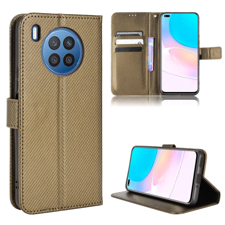 Custodia per telefono in pelle con trama a diamante, For DOOGEE N40 Pro, For Huawei Nova 8i / Honor 50 Lite, For Blackview A55, For Blackview A70 2021