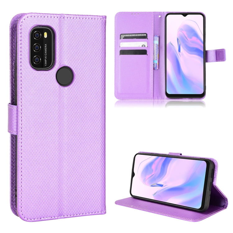 Custodia per telefono in pelle con trama a diamante, For DOOGEE N40 Pro, For Huawei Nova 8i / Honor 50 Lite, For Blackview A55, For Blackview A70 2021