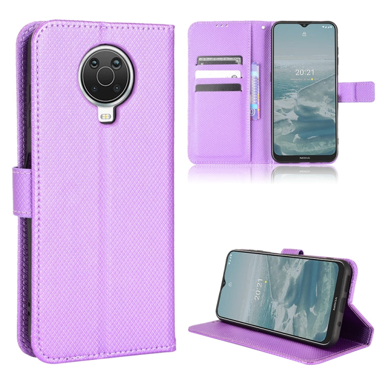 Custodia per telefono in pelle con trama a diamante, For Nokia G10 / G20 / 6.3, For Nokia C01 Plus, For Nokia C30, For Ulefone Note 12P
