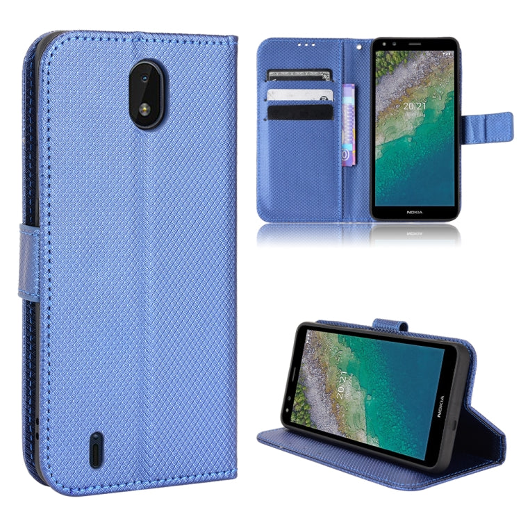 Custodia per telefono in pelle con trama a diamante, For Nokia G10 / G20 / 6.3, For Nokia C01 Plus, For Nokia C30, For Ulefone Note 12P