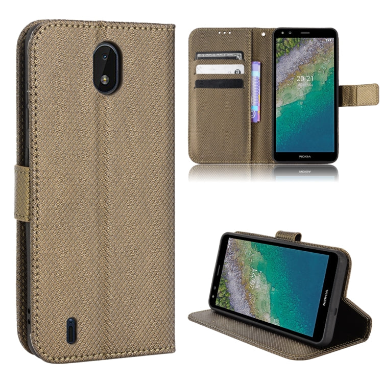 Custodia per telefono in pelle con trama a diamante, For Nokia G10 / G20 / 6.3, For Nokia C01 Plus, For Nokia C30, For Ulefone Note 12P