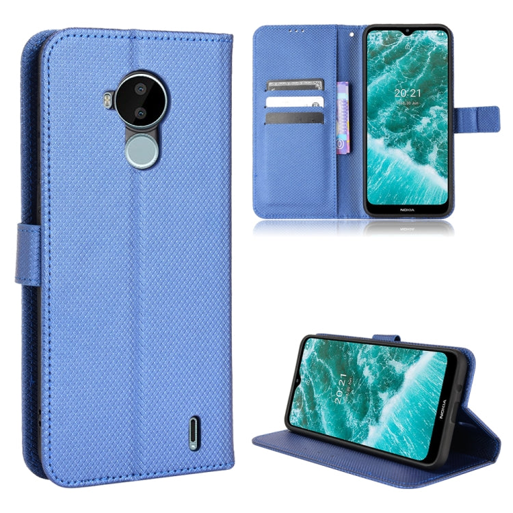 Custodia per telefono in pelle con trama a diamante, For Nokia G10 / G20 / 6.3, For Nokia C01 Plus, For Nokia C30, For Ulefone Note 12P