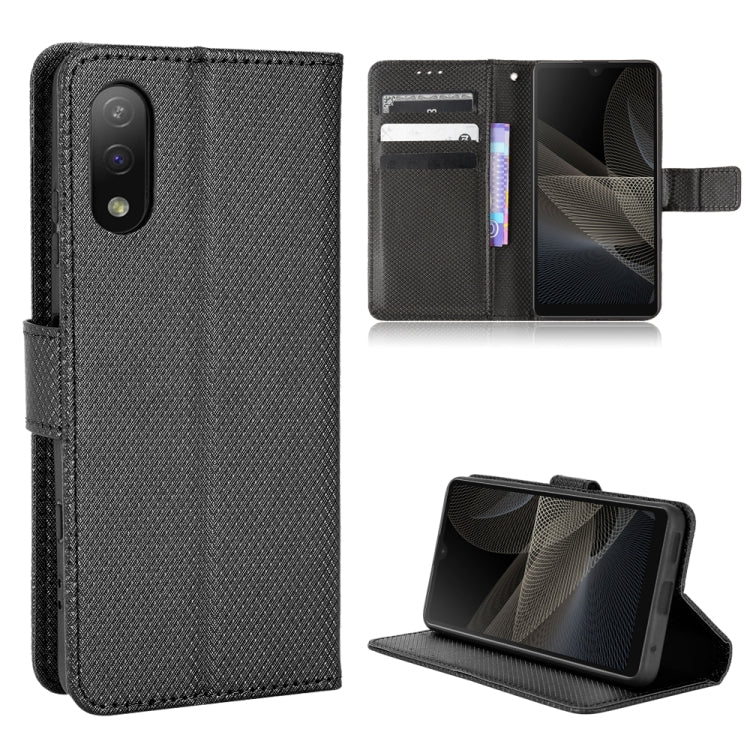Custodia per telefono in pelle con trama a diamante, For Ulefone Note 13P, For Oukitel C22, For Sony Xperia ACE  II / SO-41B, For Sony Xperia Pro-1