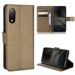 Custodia per telefono in pelle con trama a diamante, For Ulefone Note 13P, For Oukitel C22, For Sony Xperia ACE  II / SO-41B, For Sony Xperia Pro-1