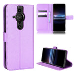 Custodia per telefono in pelle con trama a diamante, For Ulefone Note 13P, For Oukitel C22, For Sony Xperia ACE  II / SO-41B, For Sony Xperia Pro-1