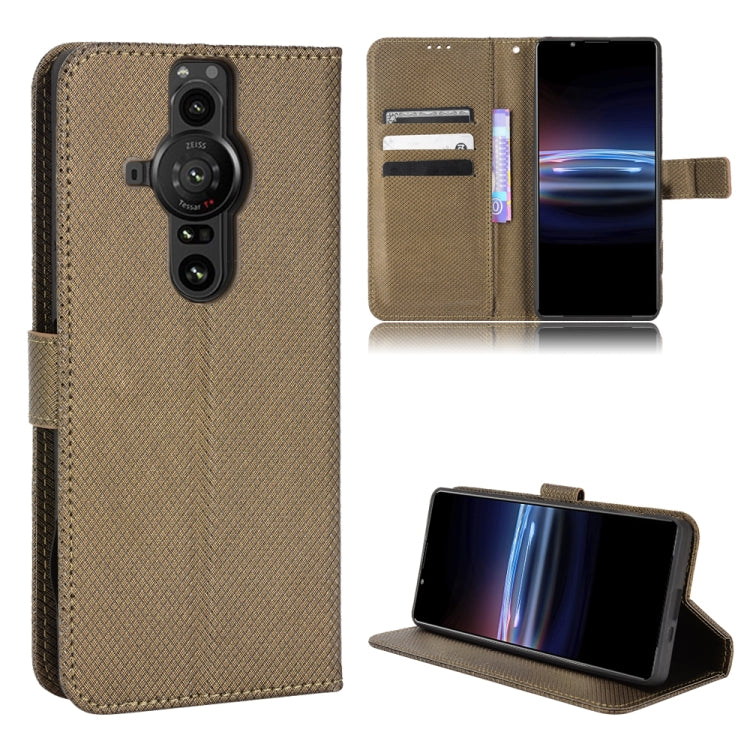 Custodia per telefono in pelle con trama a diamante, For Ulefone Note 13P, For Oukitel C22, For Sony Xperia ACE  II / SO-41B, For Sony Xperia Pro-1