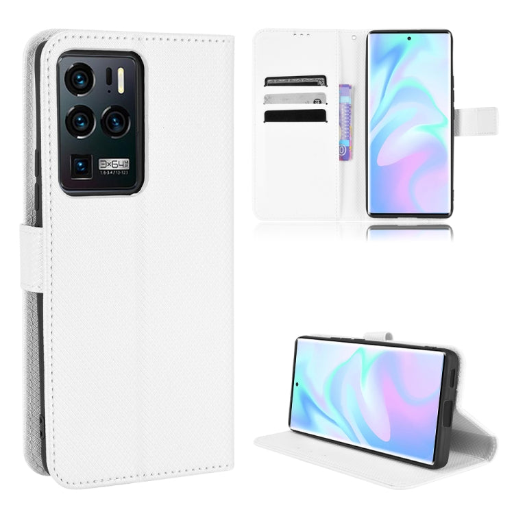 Custodia per telefono in pelle con trama a diamante, For OnePlus 8, For OnePlus Nord N100, For ZTE Axon 30 Ultra 5G, For ZTE Nubia Red Magic 6R