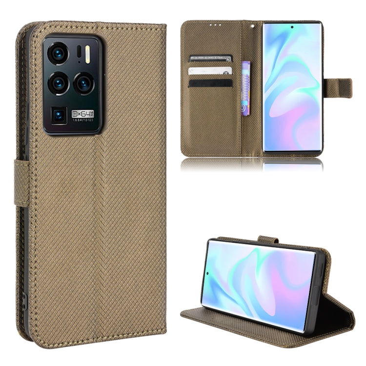 Custodia per telefono in pelle con trama a diamante, For OnePlus 8, For OnePlus Nord N100, For ZTE Axon 30 Ultra 5G, For ZTE Nubia Red Magic 6R