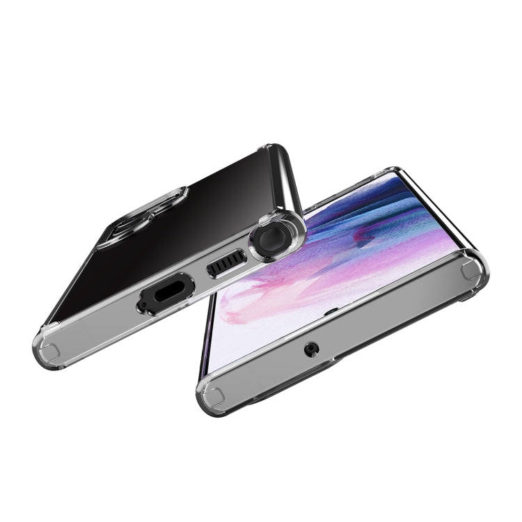 Custodia per telefono Crystal Clear Series PC + TPU, For Samsung Galaxy S22 5G, For Samsung Galaxy S22+ 5G, For Samsung Galaxy S22 Ultra 5G