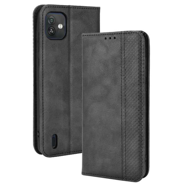 Custodia per telefono in pelle di cavallo pazzo retrò con fibbia magnetica, For Motorola Moto Edge 30 Pro/Edge+ 2022/Edge X30, For Wiko Y82, For Xiaomi Redmi Note 11S / Note 11 4G Overseas Version, For Xiaomi Redmi Note 11 Pro 4G / 5G Overseas Version ...
