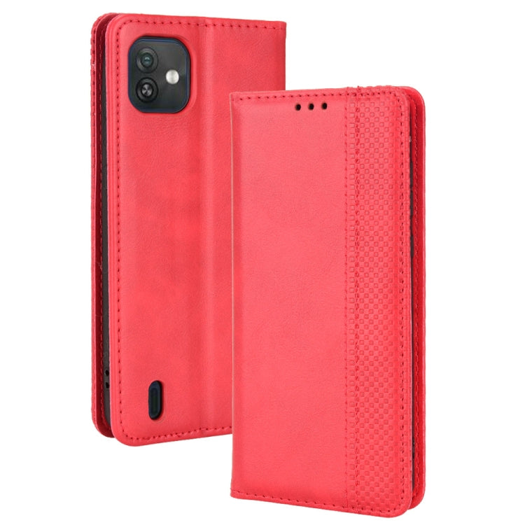 Custodia per telefono in pelle di cavallo pazzo retrò con fibbia magnetica, For Motorola Moto Edge 30 Pro/Edge+ 2022/Edge X30, For Wiko Y82, For Xiaomi Redmi Note 11S / Note 11 4G Overseas Version, For Xiaomi Redmi Note 11 Pro 4G / 5G Overseas Version ...