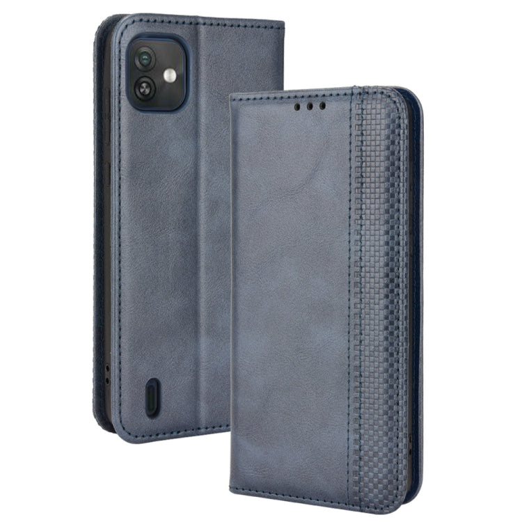 Custodia per telefono in pelle di cavallo pazzo retrò con fibbia magnetica, For Motorola Moto Edge 30 Pro/Edge+ 2022/Edge X30, For Wiko Y82, For Xiaomi Redmi Note 11S / Note 11 4G Overseas Version, For Xiaomi Redmi Note 11 Pro 4G / 5G Overseas Version ...