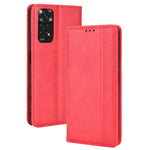 Custodia per telefono in pelle di cavallo pazzo retrò con fibbia magnetica, For Motorola Moto Edge 30 Pro/Edge+ 2022/Edge X30, For Wiko Y82, For Xiaomi Redmi Note 11S / Note 11 4G Overseas Version, For Xiaomi Redmi Note 11 Pro 4G / 5G Overseas Version ...