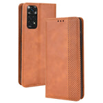 Custodia per telefono in pelle di cavallo pazzo retrò con fibbia magnetica, For Motorola Moto Edge 30 Pro/Edge+ 2022/Edge X30, For Wiko Y82, For Xiaomi Redmi Note 11S / Note 11 4G Overseas Version, For Xiaomi Redmi Note 11 Pro 4G / 5G Overseas Version ...