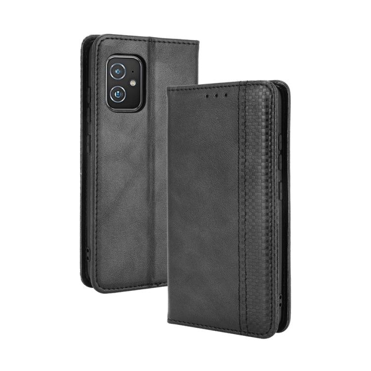 Custodia per telefono in pelle di cavallo pazzo retrò con fibbia magnetica, For Motorola Moto Edge 30 Pro/Edge+ 2022/Edge X30, For Wiko Y82, For Xiaomi Redmi Note 11S / Note 11 4G Overseas Version, For Xiaomi Redmi Note 11 Pro 4G / 5G Overseas Version ...