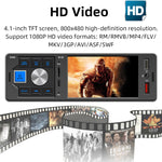 M-60 Ricevitore autoradio touch screen da 4,0 pollici Lettore MP5 Bluetooth con telecomando, FM60