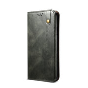 Custodia per telefono in pelle con trama di cavallo pazzo in cera d'olio, For iPhone SE 2022 / SE 2020 / 8 / 7 / 6, For Samsung Galaxy A33 5G, For Samsung Galaxy A53 5G