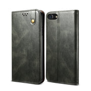 Custodia per telefono in pelle con trama di cavallo pazzo in cera d'olio, For iPhone SE 2022 / SE 2020 / 8 / 7 / 6, For Samsung Galaxy A33 5G, For Samsung Galaxy A53 5G