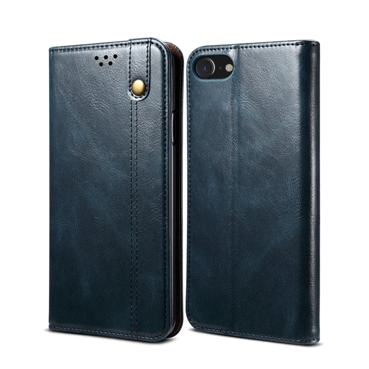 Custodia portafoglio in pelle con trama per smartphone compatibil